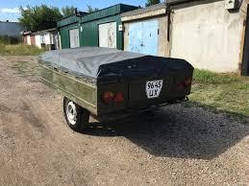 Тент сумо-рюкзачний Oxford на легковий причіп ММЗ 1.85 х 1.6 Метщев