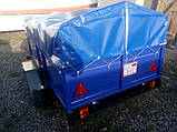 Тент 2,15 х 1,27 ПВХ Єврофура на легковий причіп Автостін, фото 2