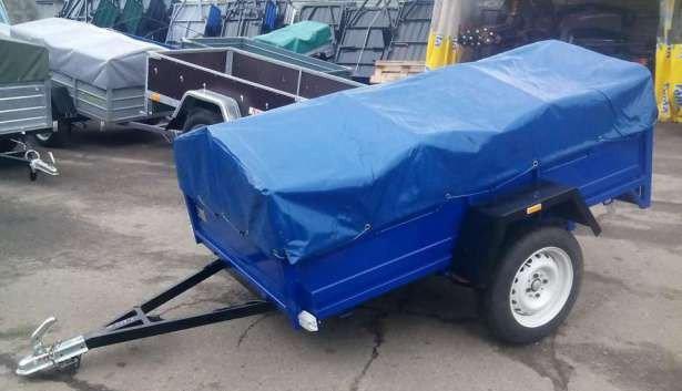 Тент ПВХ Єврофура на легковий причіп Палич ПГМФ-8302 2,00 х 1,20, фото 1