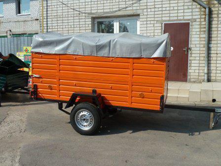 Тент ПВХ Єврофура на легковий причіп Лев- 25, фото 1