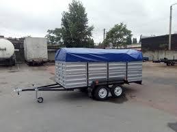 Тент ПВХ Єврофура на легковий причіп Палич 3,10 х1,60, фото 1