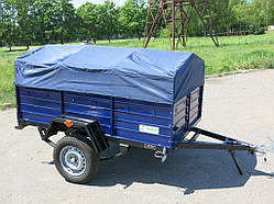 Тент сумо-рюкзачний Oxford на легковий причіп Бобер 1,90х1,30