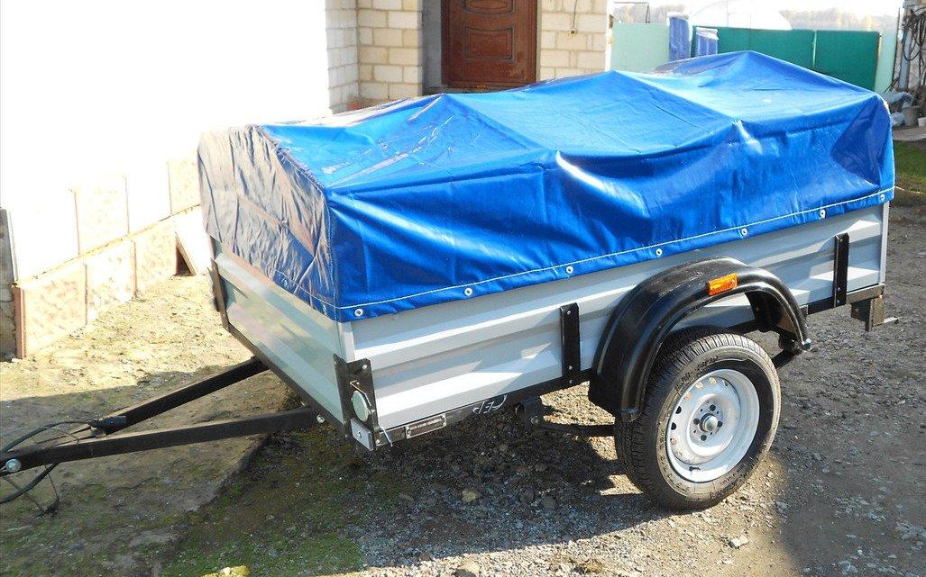 Тент ПВХ Єврофура на легковий причіп Креон 2,00 х 1,30, фото 1