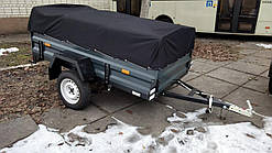 Тент ПВХ Єврофура на легковий причіп Креон 1.80 х 1,30