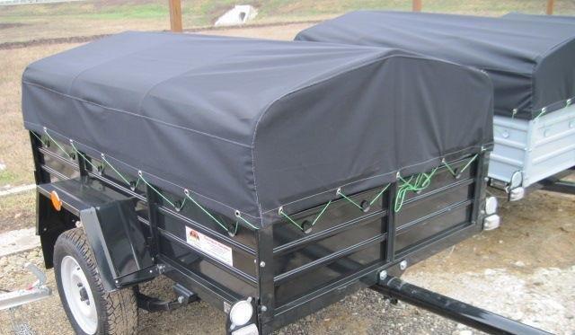 Тент сумо-рюкзачний Oxford на легковий причіп КРД 1.80х1.25, фото 1