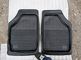 Килимок салону універсальний гума чорний високий борт (комплект 4 шт.), фото 2