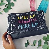 Косметичка дорожная женская Lovely Wake up and make up 26x15x8 см