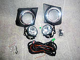 Фари протитуманні Mitsubishi L200 '16-комплекс з рамками, фото 2