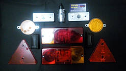 Повний комплект світлотехніки легкового причепа КС-4