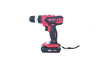 Акумуляторний шуруповерт Edon AD-18C, 18 В, 2 А/год, 1350 об/хв, 30 Нм, 2 швидкості, реверс, кейс, 2 акум., фото 2