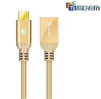 Переходник OTG Type-C - USB host Tiegem. Кабель для соединения устройств Type-C OTG адаптер F5