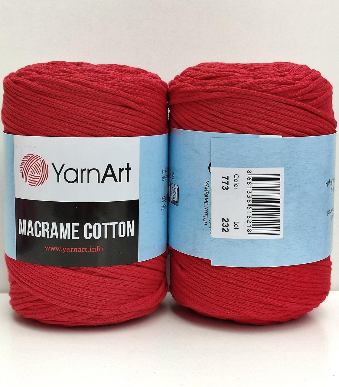 YarnArt Macrame Cotton 773 червоний