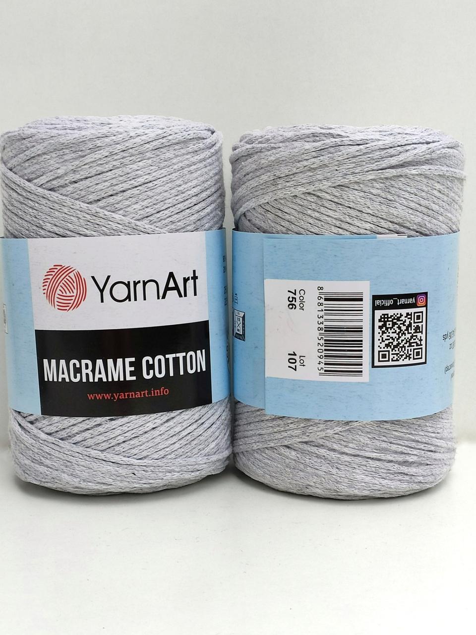 YarnArt Macrame Cotton 756 світло-сірий