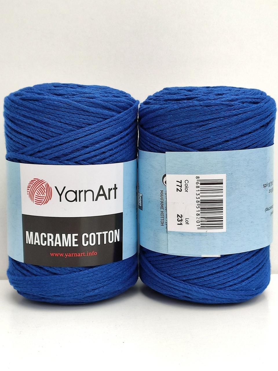 YarnArt Macrame Cotton 772 синій