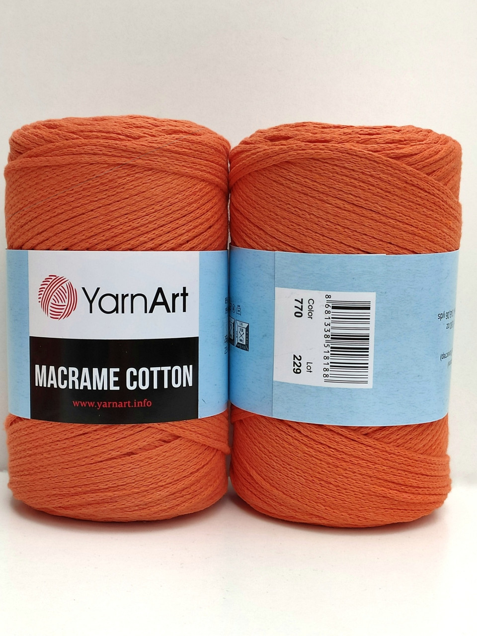 YarnArt Macrame Cotton 770 помаранчевий