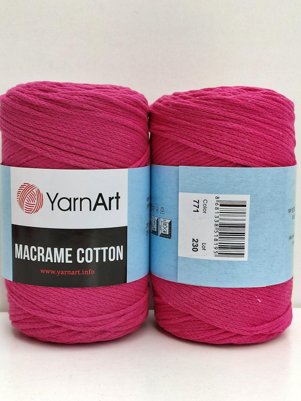 YarnArt Macrame Cotton 771 малиновий
