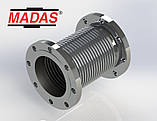 Антивібраційна вставка (сильфонний компенсатор) MADAS, DN150, фланцевий, фото 2