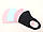 Захисна тканинна багаторазова маска для обличчя "Better" антибактеріальна, (блакитна, рожева, чорна, бежева), фото 2