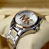 Жіночі кварцові наручні годинники Michael Kors MK-570 на металевому браслеті срібного кольору сріблястий, фото 2