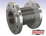 Антивібраційна вставка (сильфонний компенсатор) MADAS, DN150, фланцевий, фото 3