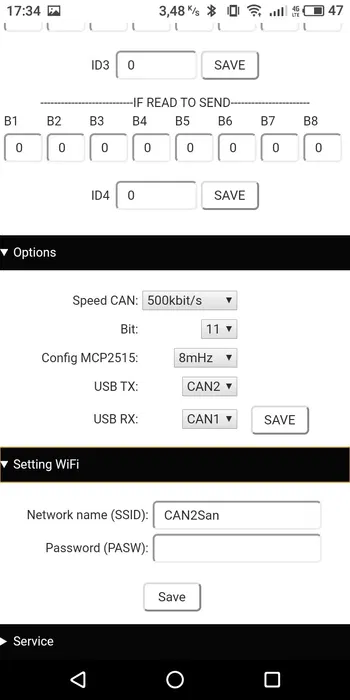 Wi-Fi канхакер CanSan CAN Hacker 3.2 USB Анализатор CAN и LIN - фото 4 - id-p1181793233