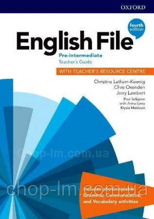 English File Fourth Edition Pre-Intermediat teacher's Guide with teacher's Resource Centre / Книга для вчителя, фото 1