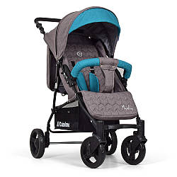 Коляска дитяча El Camino ME 1012L сірий +бірюза