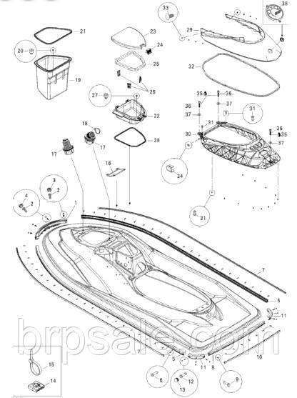 Прокладка Sea-Doo BRP Gasket