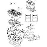 Прокладка циліндра Sea-Doo BRP Gasket cylinder, фото 2
