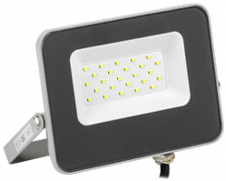 Прожектор СДО 07-20 світлодіодний сірий IP65 IEK