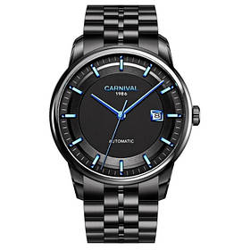 Чоловічий механічний годинник Carnival Special у автопідзаводом (29 каменів, сапфірове скло)