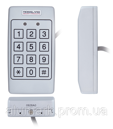 Контролер ROSSLARE AC-Q44 автономний антивандальний зовнішній код + карта EM-MARINE_125Khz з п'єзо кнопками, фото 2