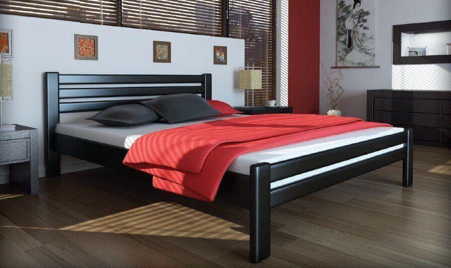 Ліжко дерев'яне Прем'єра 160*200 (посилені ламелі)  Мебігранд
