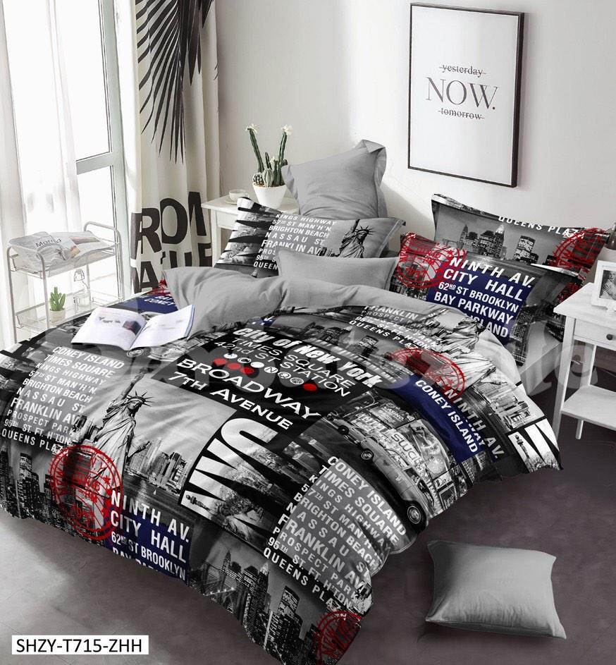 Постільна білизна бязь GOLD євро розміру - Бродвей