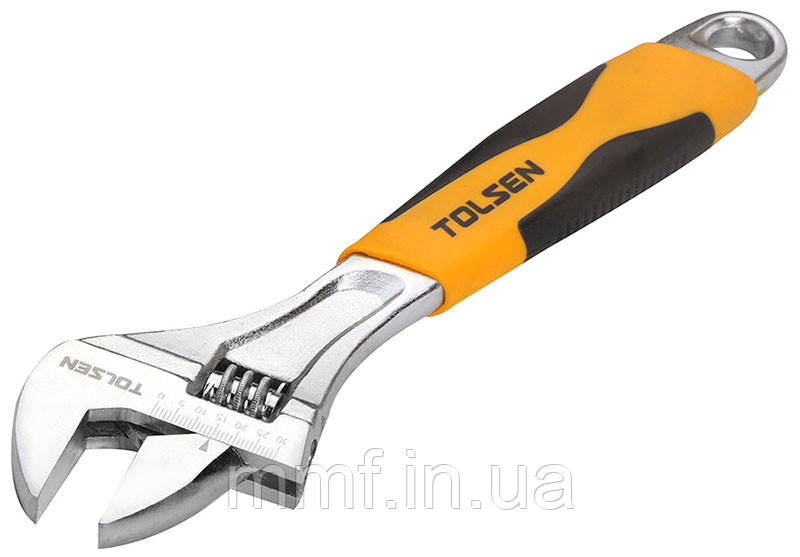 Ключ розвідний з прогумованою ручкою 250мм