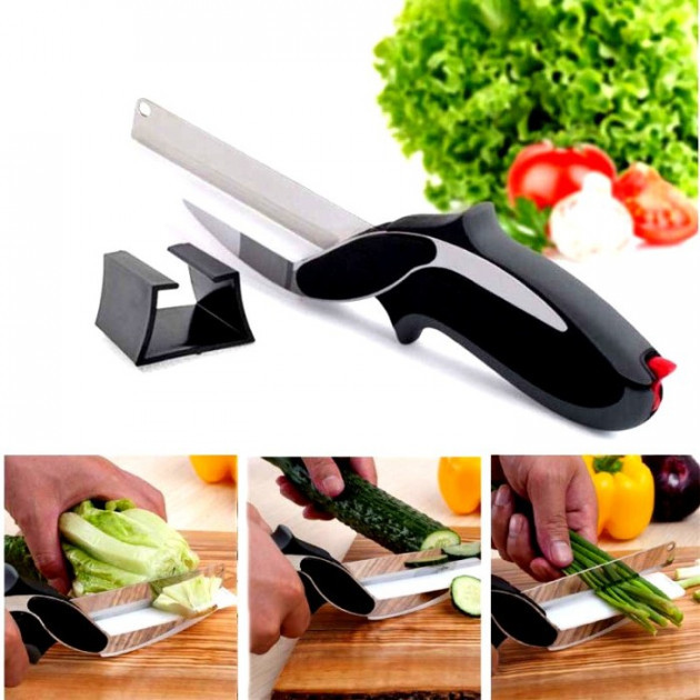 Кухонний ніж-ножиці Clever Cutter 2в1