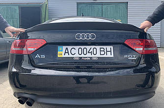 Спойлер Audi A5 8T Coupe тюнінг сабля ducktail