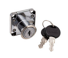 Замок меблевий прямий для ДСП цинковий