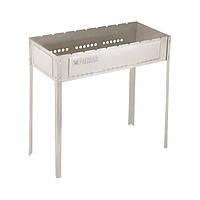 Мангал з ребрами жорсткості 700 х 300 х 700 мм, Camping Palisad