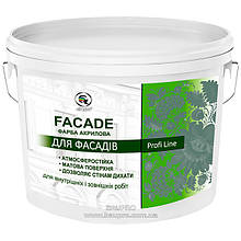 Фарба СПЕКТР Profi Line фасадна акрилова (глубокоматовая), 12,6 кг