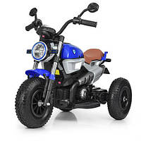Детский мотоцикл «Bambi» M 3687AL-4 Синий (Надувные колеса)