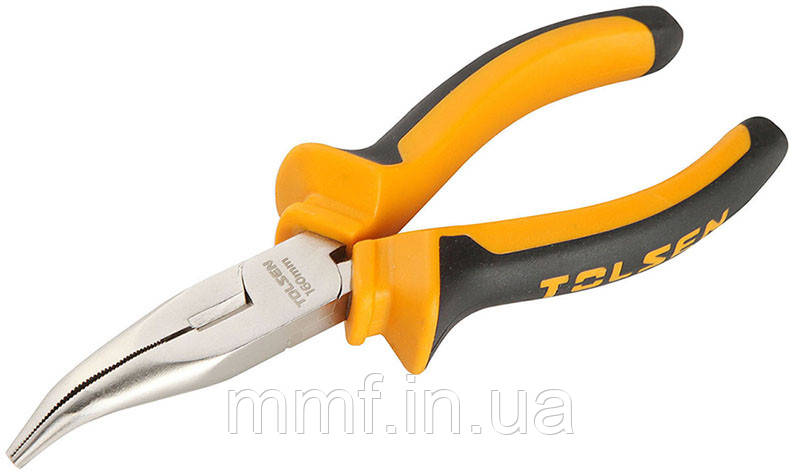 Щипці подовжені загнуті 160мм