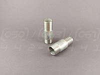 Штуцер шланговий різьбовий нержавіючий DN20 (3/4"), н/ж сталь AISI304, Class 150, L=70мм, ялинка Ø26.9 мм