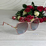 Сонцезахисні окуляри з сірими лінзами у рожевій оправі, фото 5