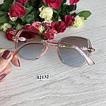 Сонцезахисні окуляри з сірими лінзами у рожевій оправі, фото 6