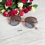 Сонцезахисні окуляри з сірими лінзами у рожевій оправі, фото 4