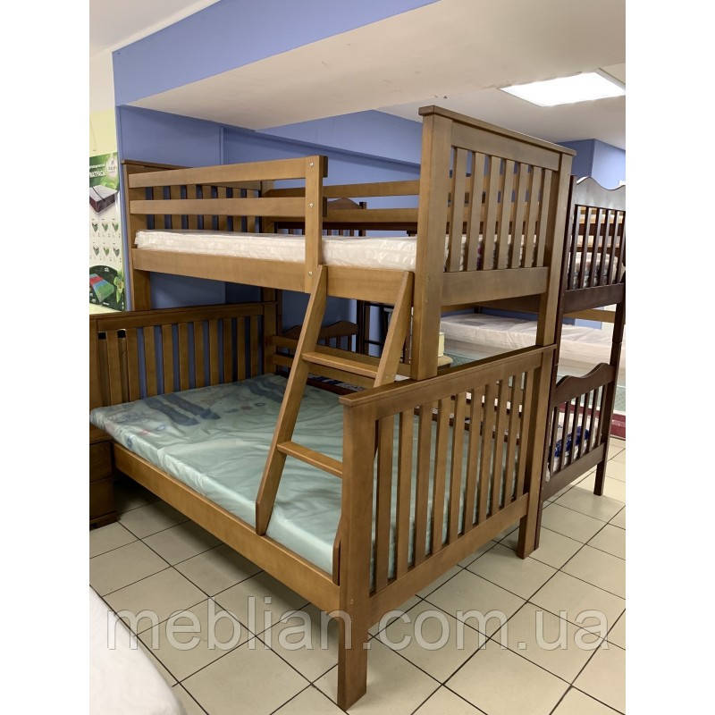 Ліжко двоярусне трьохспальне Орхідея, фото 1