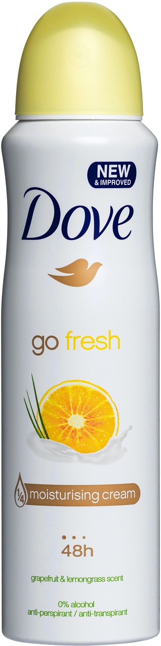 Дезодорант Dove спрей Go Fresh Заряд енергії 150 мл антиперспірант