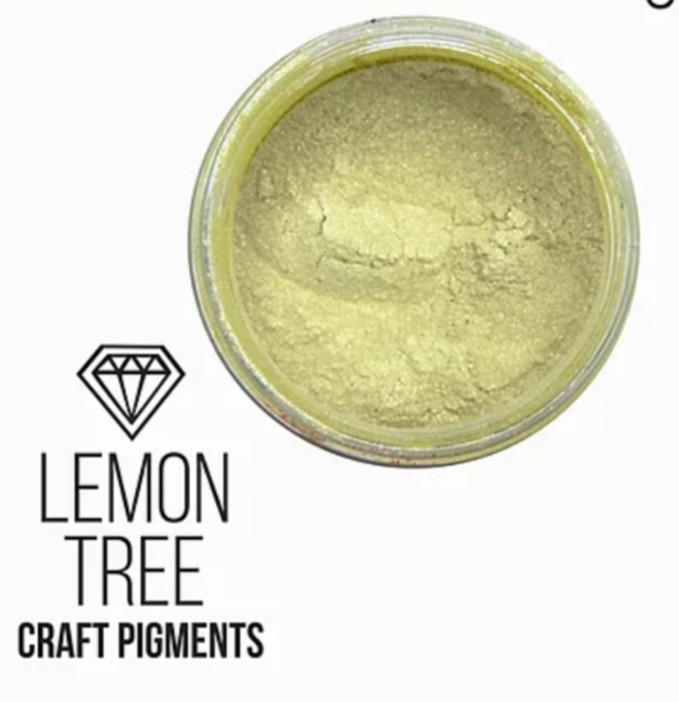 Пігмент перламутр "Lemon Tree", пильна троянда, для смоли, Крафтсмен. Уп. 10 мл
