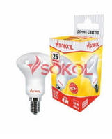 Лампа світлодіодна LED R39 AL 4W 220В Е14 4100 K new SOKOL
